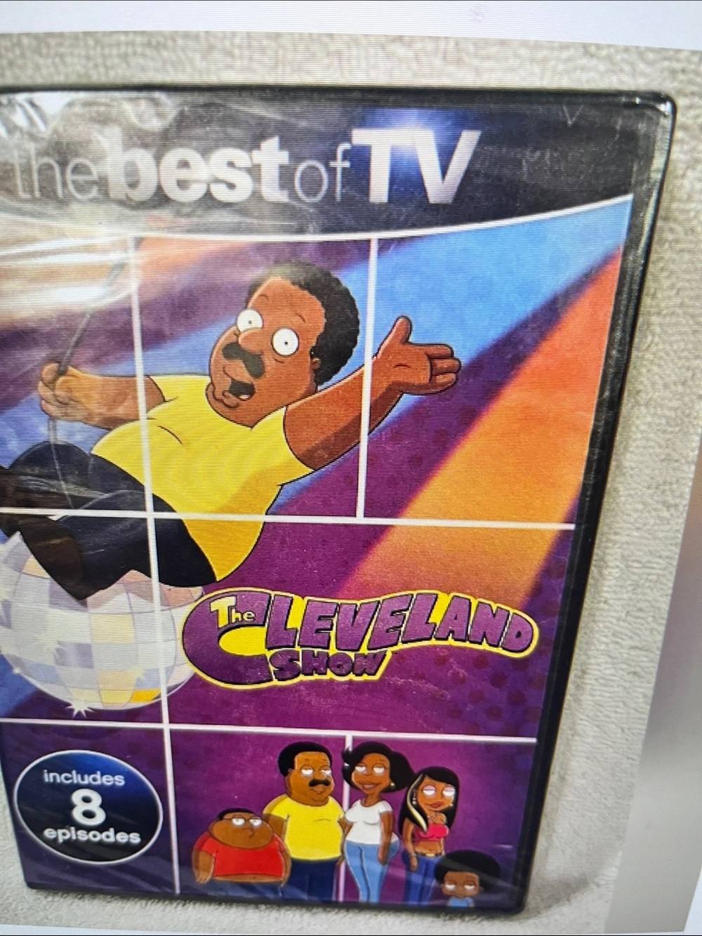 Dreamworks The Cleveland Show DVD — Purple & Yellow Cover
